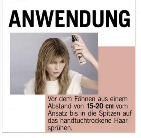 Taft Fohnschutz-Spray Taft x Gliss Blow Dry Volume Mist, Термозащитный спрей для волос с эффектом объема, 150мл