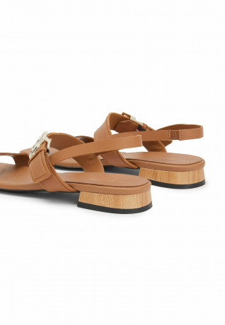 Tommy Hilfiger MONOGRAM TOE Sandals summer cognac ПАЛЬЦЫ С МОНОГРАММОЙ Сандалии летний коньяк