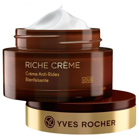 Yves Rocher Riche Creme Antifalten Verwohn-Tagespflege Насыщенный крем против морщин дневной уход за телом