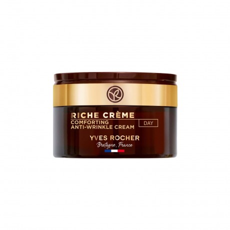 Yves Rocher Riche Creme Antifalten Verwohn-Tagespflege Насыщенный крем против морщин дневной уход за телом