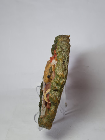 Объемная картина "Телега с сеном", 21 x 22,5 x 2,5 см, Германия, 1960-70гг.