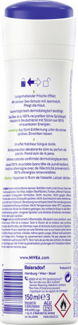 NIVEA Fresh Pure Deodorant Spray, 150 ml, Нивеа Дезодорант спрей, аромат жасмина, 0% алюминия, формула INFINIFRESH, 48ч защита, 150 мл