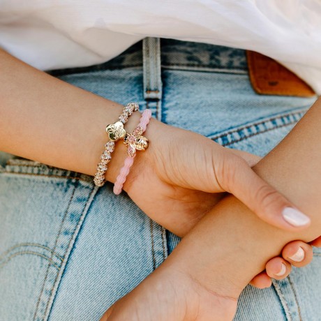 byEloise Bee Ballet Pink Metallic Gold Quatrefoil Beach 1 Stk. Bee Ballet Pink Metallic Gold Четырехлистник Beach