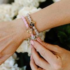 byEloise Bee Ballet Pink Metallic Gold Quatrefoil Beach 1 Stk. Bee Ballet Pink Metallic Gold Четырехлистник Beach