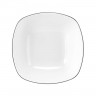 Seltmann Weiden Seltmann Weiden Lido Black Line Dessertschale eckig 15 x 15 cm / h: 5 cm Seltmann Weiden Lido Black Line квадратная десертная миска 15 x 15 см / высота: 5 см