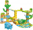VTech Конструктор Marble Rush Ultimate XL100, 135 деталей, интерактивный шариковый трек со светом и звуком, моторизированный лифт, 10 шариков