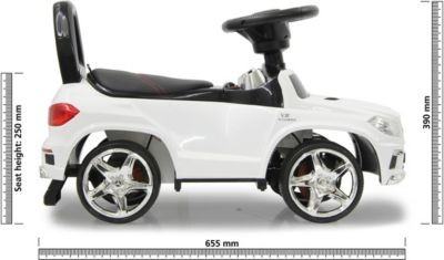 Jamara Rutscher Mercedes GL63AMG weiss Райдер Mercedes GL63AMG белый