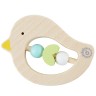 bieco Greifling Baby Beissring Vogel aus Holz Spielzeug mit Holzperlen Zahnungshilfe Beissringe Игрушка-клатч детский прорезыватель для зубов птичка из дерева игрушка с деревянными бусинами прорезыватель для зубов прорезыватель для зубов