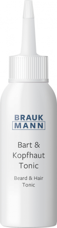 Braukmann Bart & Kopfhaut Tonic, 100 ml, Hildegard Braukmann тоник для бороды и кожи головы для нормальной и обезвоженной кожи, для мужчин, 100 мл