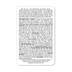 puls entertainment Kartenspiel Populisten Quartett Карточная игра Народнический квартет