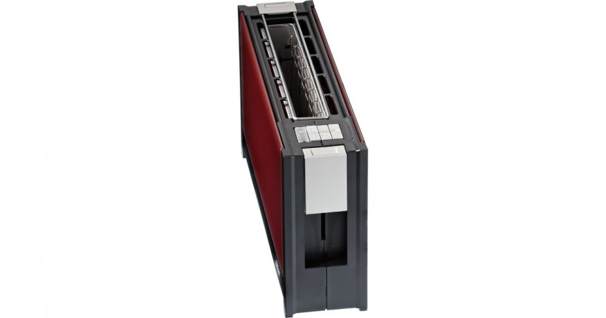 ritter ritter Langschlitz-Toaster volcano 5 rot/schwarz, 950 Watt, fur 2 Scheiben Toast  rot/schwarz Тостер Ritter Volcano 5 с длинными слотами, красный/черный, 950 Вт, на 2 ломтика тостов