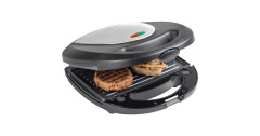 Bestron Bestron 3-in-1 Kontaktgrill ASM8010  schwarz/edelstahl, 800 Watt, mit 3 Platten-Sets  schwarz/edelstahl Контактный гриль Bestron 3-в-1 ASM8010 черный/нержавеющая сталь, 800 Вт, с 3 наборами пластин