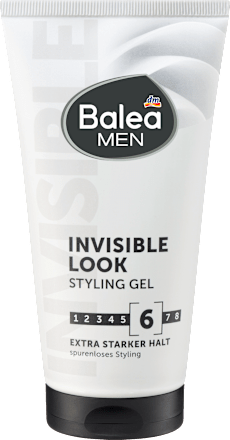 Balea MEN Haargel Invisible Look, 150 ml, Гель Invisible Look для незаметной укладки с сильной фиксацией, 150 мл
