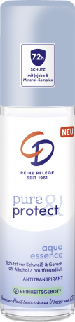 CD Deo Zerstaeuber Aqua Essence 75 ml, Антиперспирант с помповым распылителем и водным ароматом, защита от пота и запаха до 72 часов, 75 мл