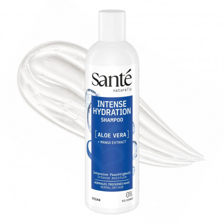 SANTE INTENSE HYDRATION Shampoo, 250 ml, Санте Увлажняющий шампунь Intense Hydration для сухих волос с био-манго и алоэ вера, 250 мл