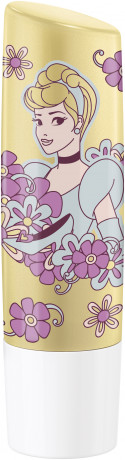 Labello Disney Princess Cinderella Vanilla Buttercream, Бальзам для губ коллекция Дисней Принцесса Золушка, с маслом ши и церамидами для питания и защиты от сухости, аромат ванили, 4,8 г