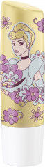 Labello Disney Princess Cinderella Vanilla Buttercream, Бальзам для губ коллекция Дисней Принцесса Золушка, с маслом ши и церамидами для питания и защиты от сухости, аромат ванили, 4,8 г