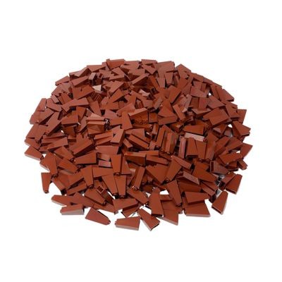 LEGO LEGO 2x1x3 Schragstein Rotbraun - 50 Stuck - Reddish brown 4460b LEGO 2x1x3 Schragstein Красновато-коричневый - 50 штук - Красновато-коричневый 4460b