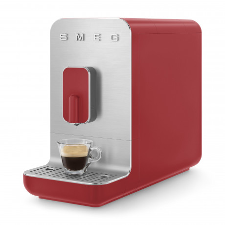 Smeg Smeg Kaffeevollautomat SMEG Kaffeevollautomat Kaffeemaschine Espressomaschine BCC01 Rot matt BCC01RDMEU Полностью автоматическая кофемашина Smeg Полностью автоматическая кофемашина SMEG кофемашина эспрессо-машина BCC01
