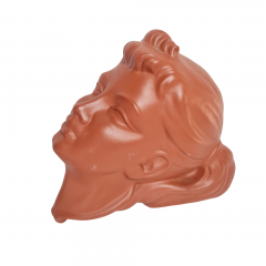 Панно декоративное винтажное Wormser Terra Sigillata / Barbel&quot;Лицо женщины&quot;, керамика, 20 х 18 см, Германия, 1970-80гг.