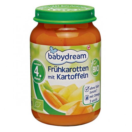 babydream Bio Fruhkarotten mit Kartoffeln 190 г