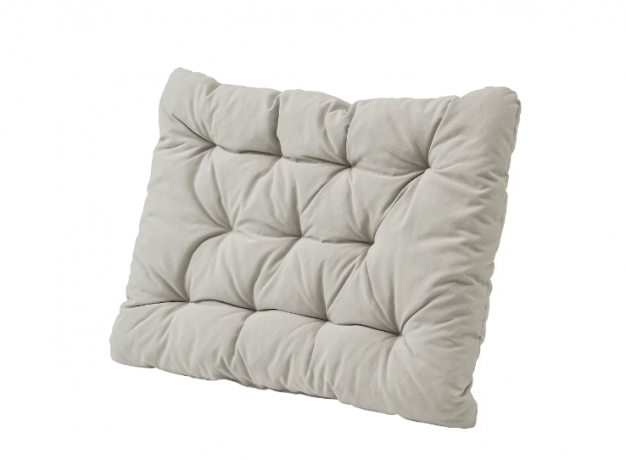 KUDDARNA Ruckenpolster/auben grau 62x44cm 304.110.62, Подушка для сиденья серая 62x44 см, 1 шт