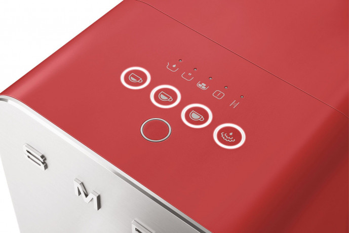 Smeg Smeg Kaffeevollautomat BCC02RDMEU, Herausnehmbare Bruheinheit  Полностью автоматическая кофемашина Smeg BCC02RDMEU, съемный заварочный блок