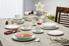 Seltmann Weiden Seltmann WeidenTafelservice LIDO Black Line 12-tlg Weiss Seltmann WeidenСтоловый сервиз LIDO Black Line, 12 предметов