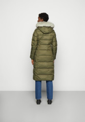 Tommy Hilfiger TYRA MAXI  Down coat army green TYRA MAXI Пуховик Армейский Зеленый