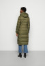 Tommy Hilfiger TYRA MAXI  Down coat army green TYRA MAXI Пуховик Армейский Зеленый