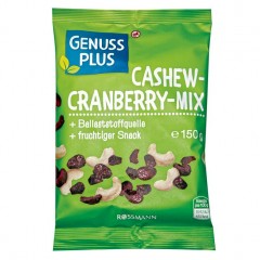 GENUSS PLUS Cashew-Cranberry-Mix 150 г