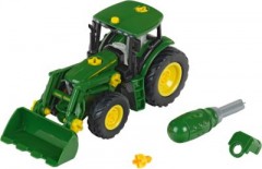 klein klein John Deere Traktor mit Frontlader und Gewicht небольшой трактор John Deere с фронтальным погрузчиком и грузом