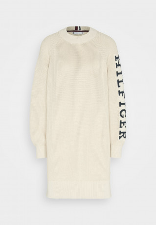 Tommy Hilfiger SWEATER DRESS Jumper dress classic beige ПЛАТЬЕ СВИТЕР Платье-джемпер классический бежевый
