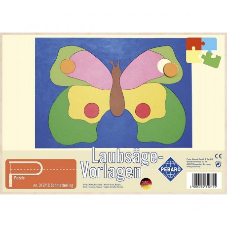 Pebaro Laubsagevorlage Schmetterling Шаблон листовки бабочки