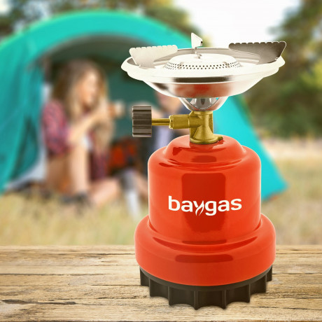 baygas baygas Gaskocher Campingkocher/Gaskocher aus Metallkorper Rot,1- Flammig fur Outdoor газовая плита Baygas походная печь/газовая плита из металлического корпуса красного цвета, 1 пламя для использования на открытом воздухе