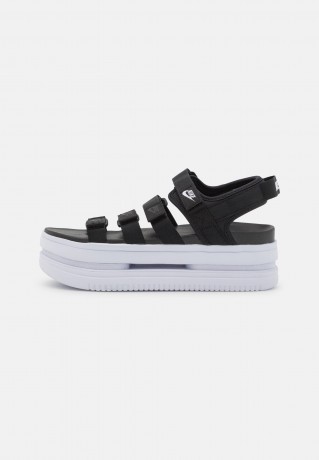 Nike Sportswear ICON CLASSIC Plateausandalette black/white ICON CLASSIC сандалии на платформе черно-белый