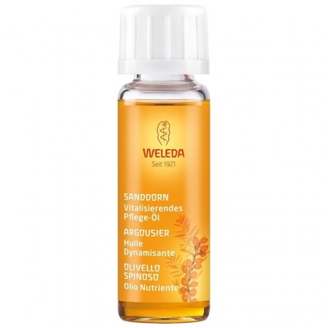 Weleda Sanddorn Vitalisierendes Pflege-Ol  Облепиховое бодрящее масло для ухода за кожей
