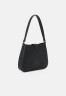 Tommy Hilfiger PLUSH SHOULDER BAG Handbag black ПЛЮШЕВАЯ СУМКА НА ПЛЕЧО сумочка черный