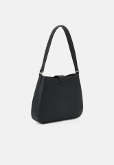 Tommy Hilfiger PLUSH SHOULDER BAG Handbag black ПЛЮШЕВАЯ СУМКА НА ПЛЕЧО сумочка черный