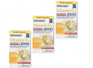 tetesept Vitamin D3 50 mini-tabletten 3 St., Тетесепт Витамин D3 2000 в таблетках, 50 шт х 3 упаковки