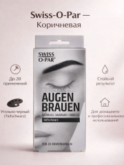Swiss-O-Par Professional Tiefschwarz, Краска для бровей стойкая, угольно-черный Tiefschwarz, до 20 применений