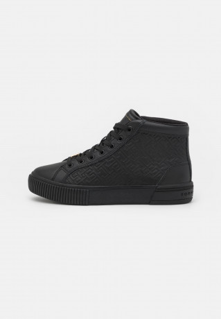 Tommy Hilfiger MONOGRAM High-top trainers black MONOGRAM Высокие кроссовки черный