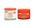 Cantu Shea Butter Leave in + Curling Cream Набор для кудрявых волос 2 шт: несмываемый кондиционер 453 г + крем для кудрей 340 г, без сульфатов, КГМ