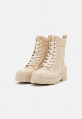 Tommy Hilfiger LACE UP ZIP BOOT MONOGRAM Platform ankle boots sugarcane LACE UP ZIP BOOT MONOGRAM Ботильоны на платформе сахарный тростник