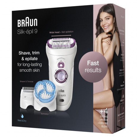 Braun Epilierer quot;Silk-epil 9-735quot; Purple  Эпилятор &quot;Силк-эпиль 9-735&quot; Фиолетовый
