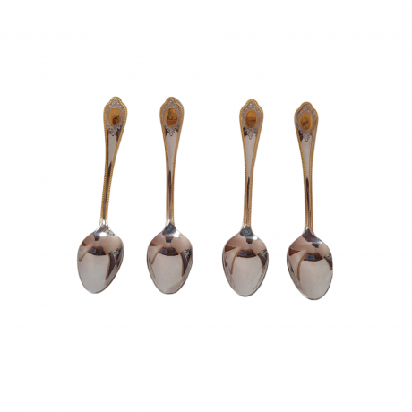 Набор ложек для сахара винтажный Solingen, 4шт х 15см, Германия, 1970-80гг.