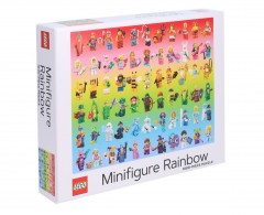 Lego Minifigure Rainbow 1,000-Piece Puzzle Пазл Minifigure Rainbow из 1000 деталей