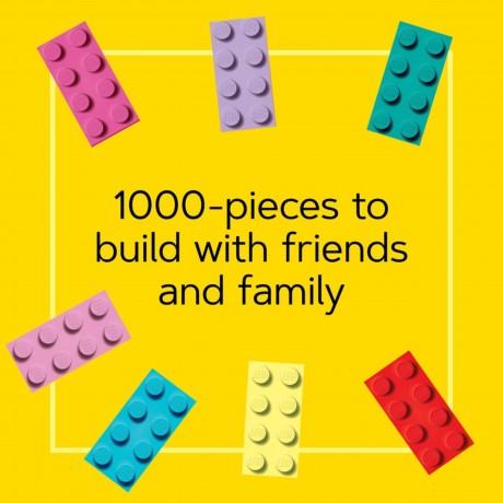 Lego Minifigure Rainbow 1,000-Piece Puzzle Пазл Minifigure Rainbow из 1000 деталей