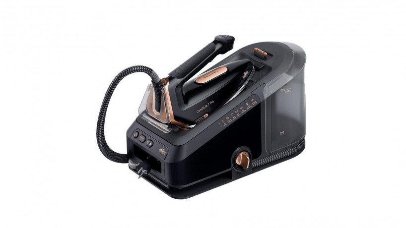 Braun Braun Dampfbugelstation CareStyle 7 Pro IS7286 BK, 2000,00 ml Wassertank, Weltweit erste FreeGlide 3D Bugelsohle Паровая гладильная станция Braun CareStyle 7 Pro IS7286 BK, резервуар для воды на 2000,00 мл, первая в мире гладильная подошва FreeGlid