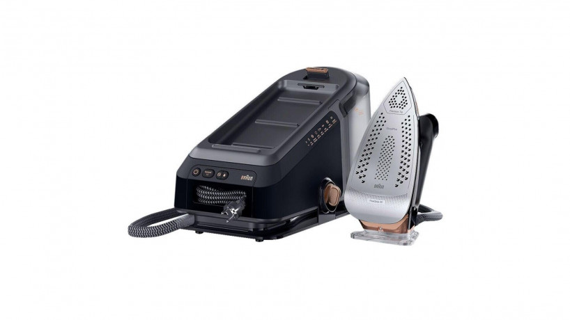 Braun Braun Dampfbugelstation CareStyle 7 Pro IS7286 BK, 2000,00 ml Wassertank, Weltweit erste FreeGlide 3D Bugelsohle Паровая гладильная станция Braun CareStyle 7 Pro IS7286 BK, резервуар для воды на 2000,00 мл, первая в мире гладильная подошва FreeGlid